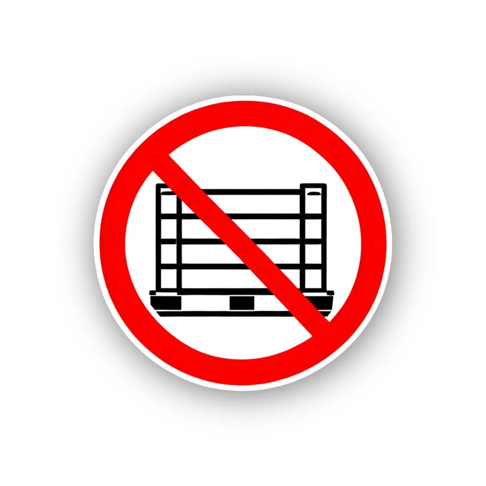 No Storage Pallets