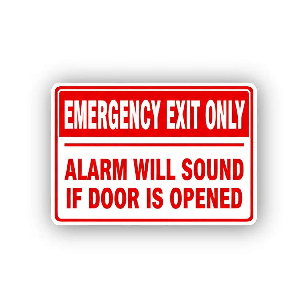 Exit Alarm Warning