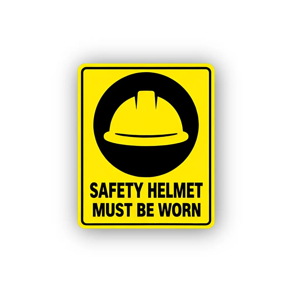 Safety Helmet Required