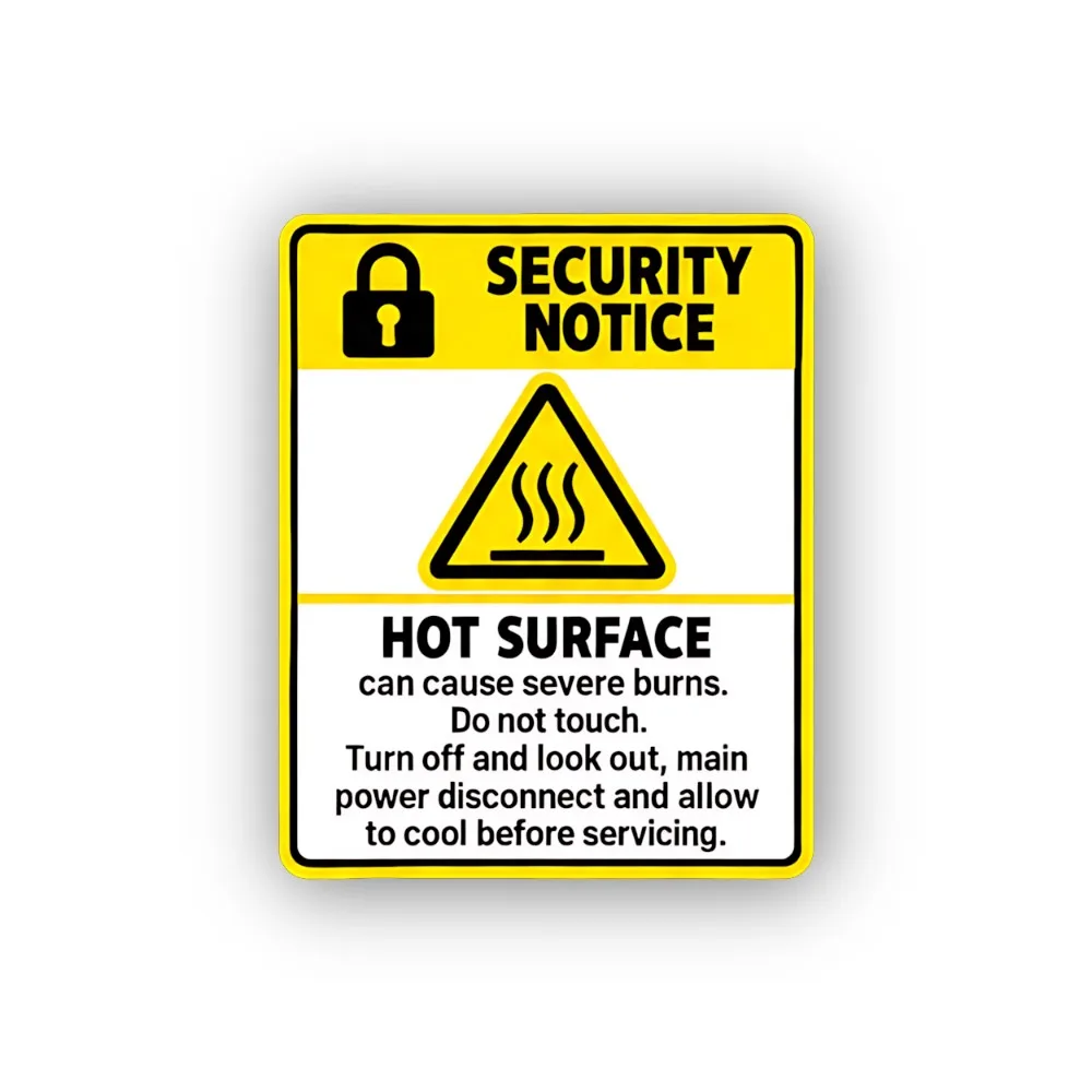 Hot Surface Notice