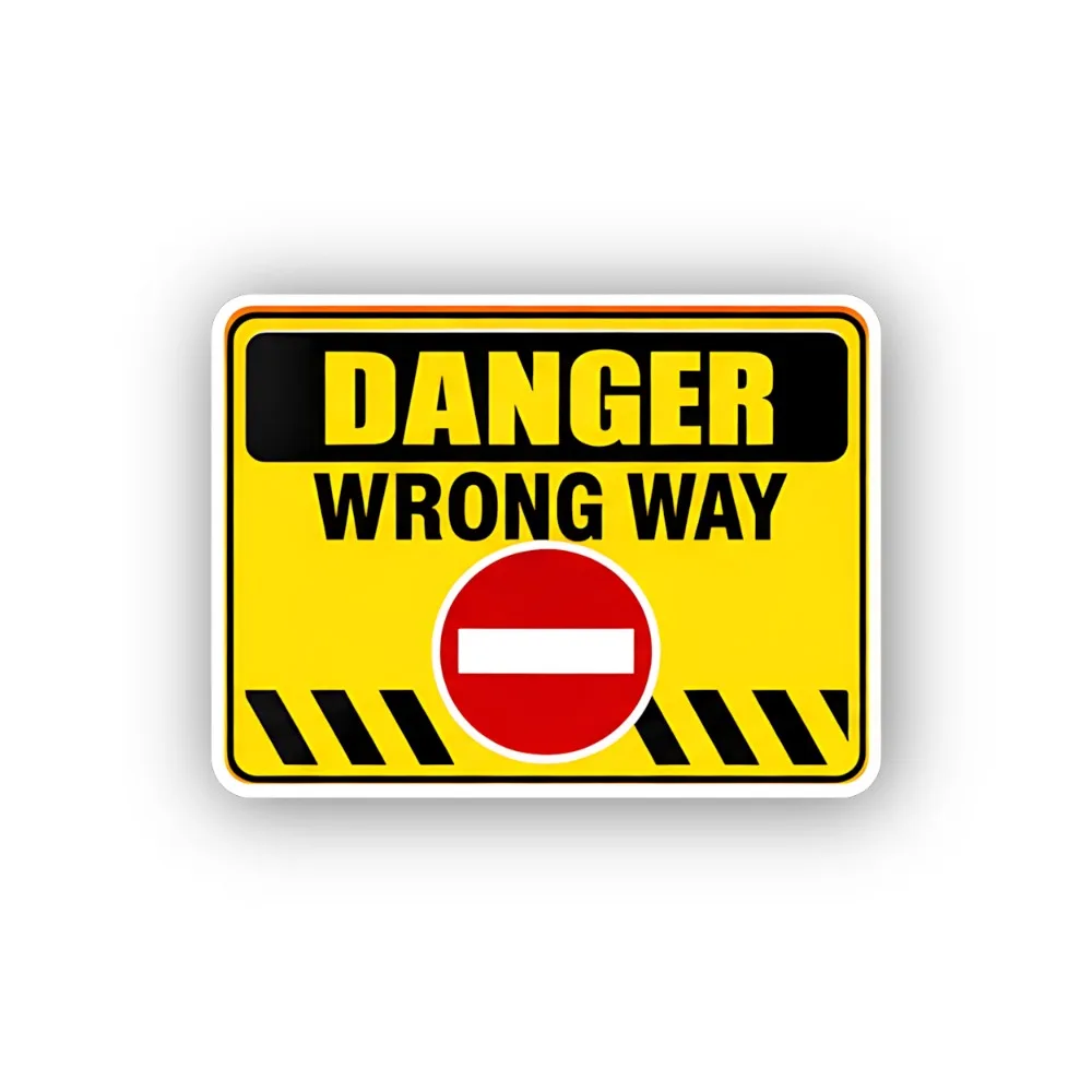 Wrong Way Danger