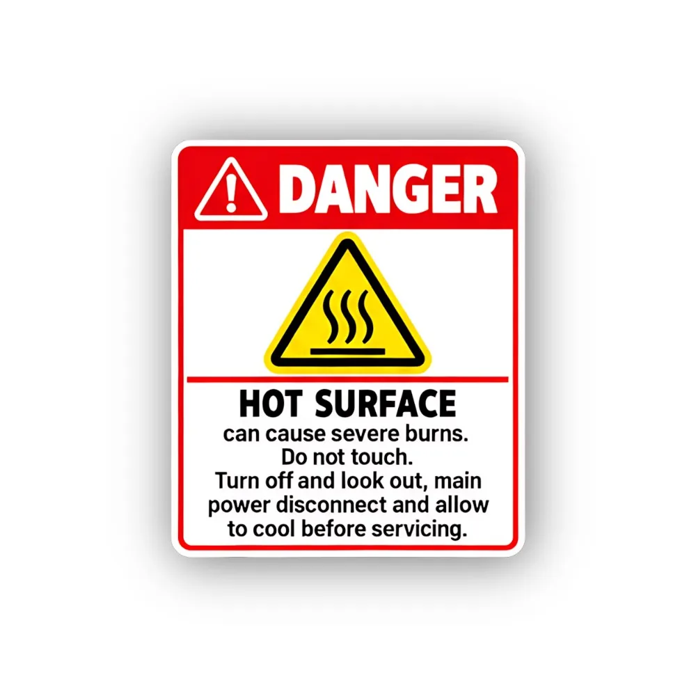 Burn Hazard Danger
