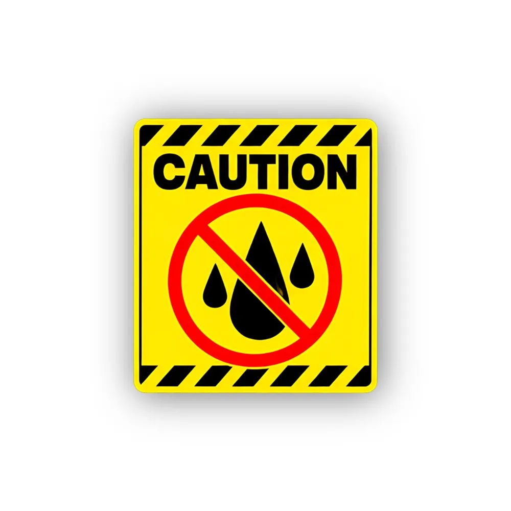 Avoid water Contact