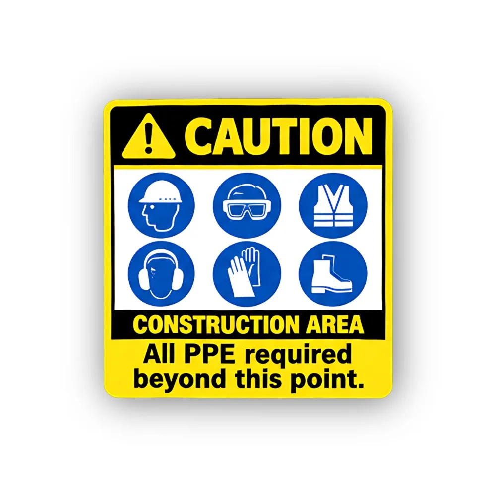 Construction PPE Required