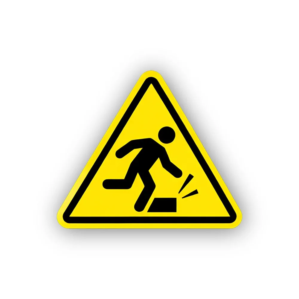 Warning Trip Hazard