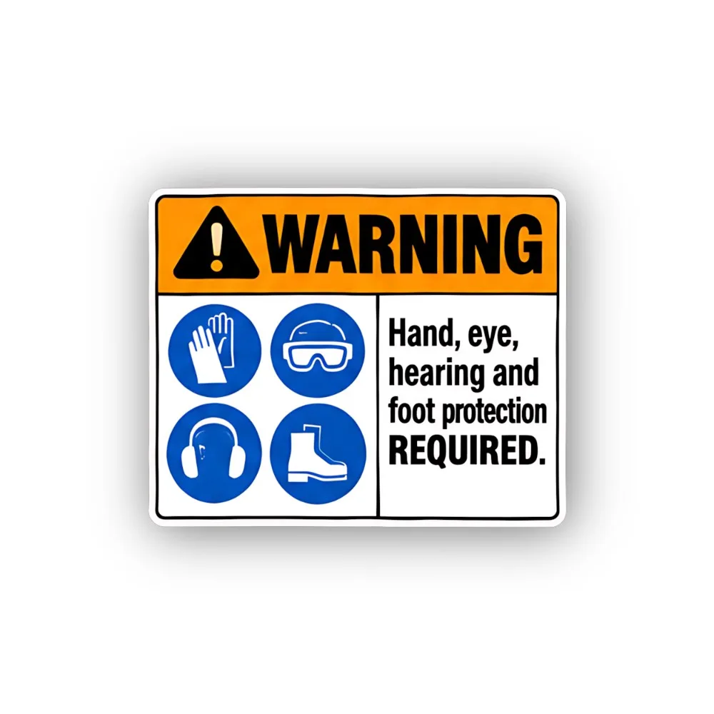 Protective Equipment Required