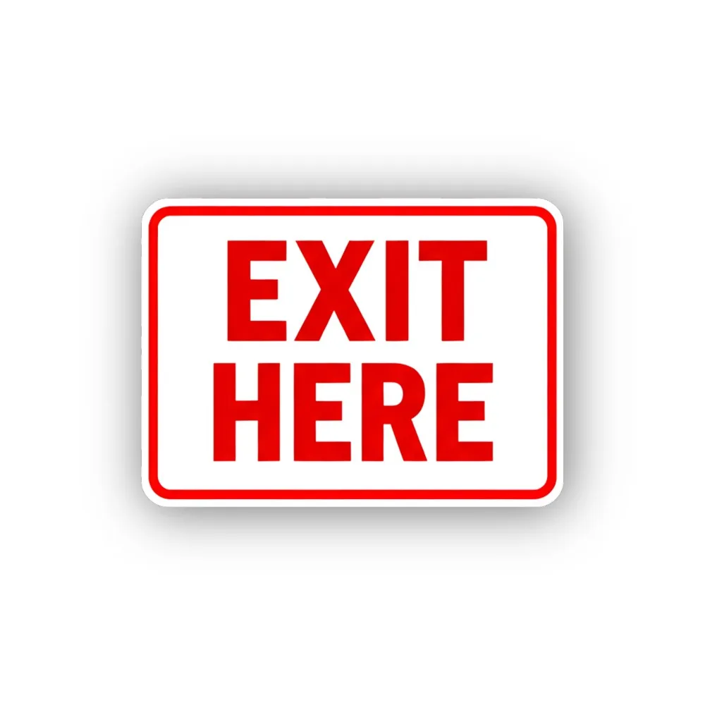 Exit Here