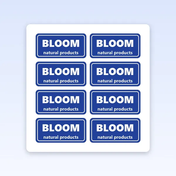 Custom Rectangle Product Labels