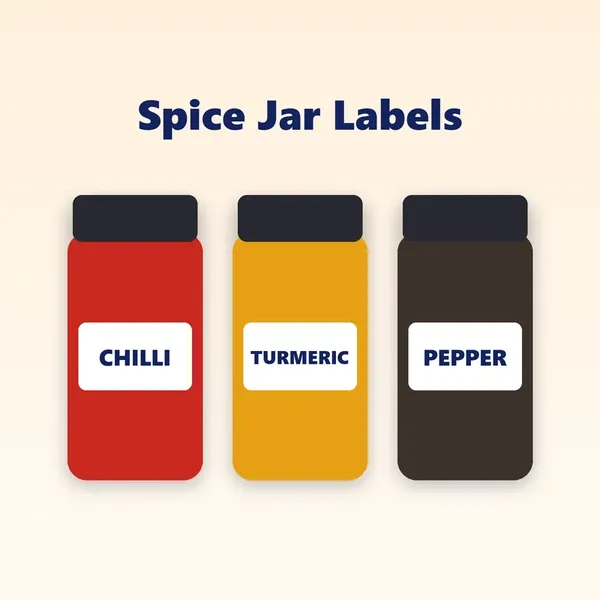 Spice Jar Labels